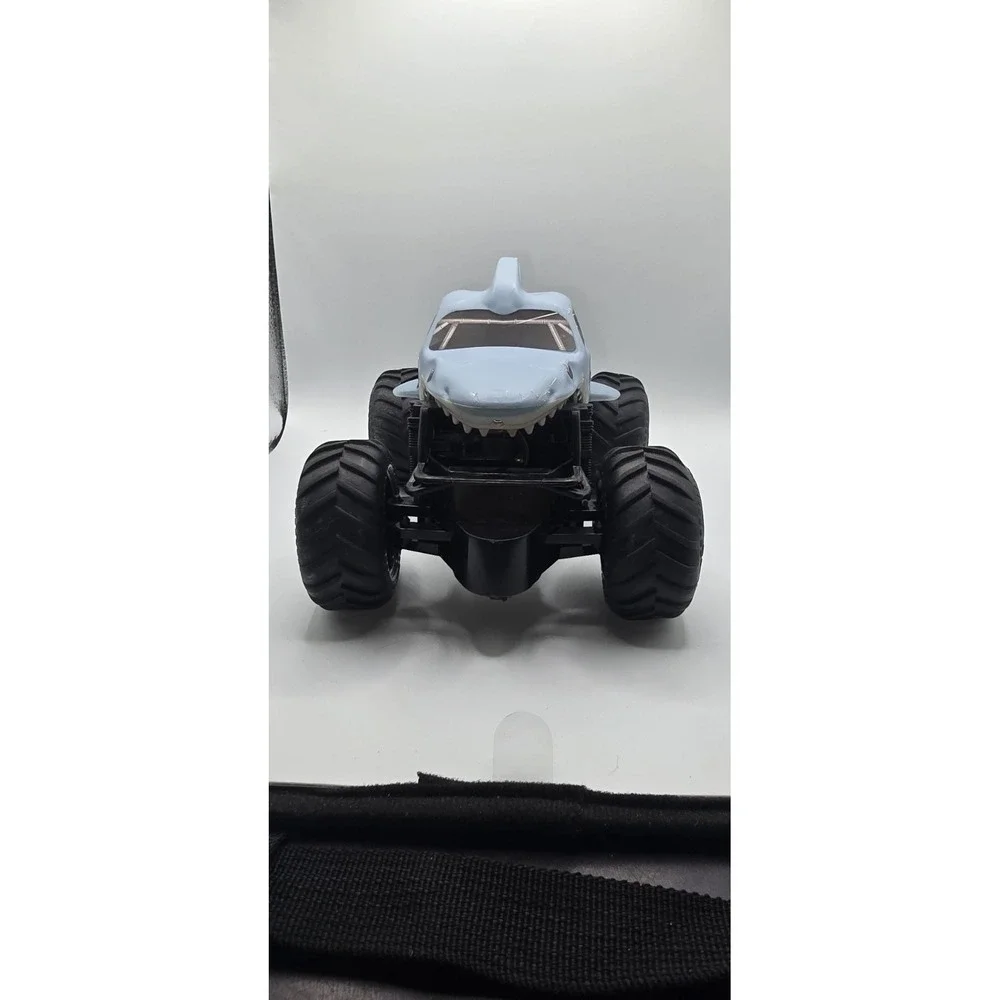 Monster Jam Megalodon Light Blue Black Monster‎ Truck Diecast Toy Vehicle